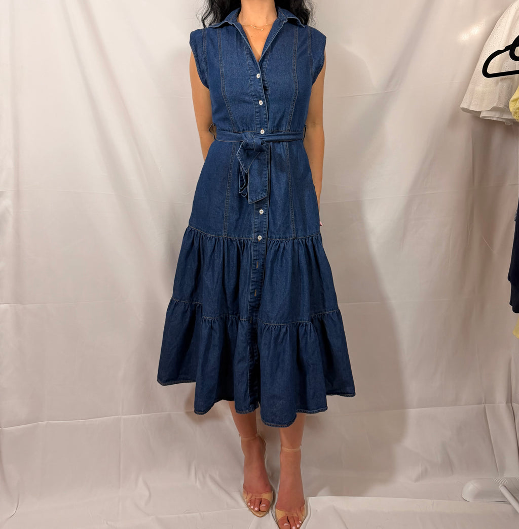 The Long Way Home Denim Dress