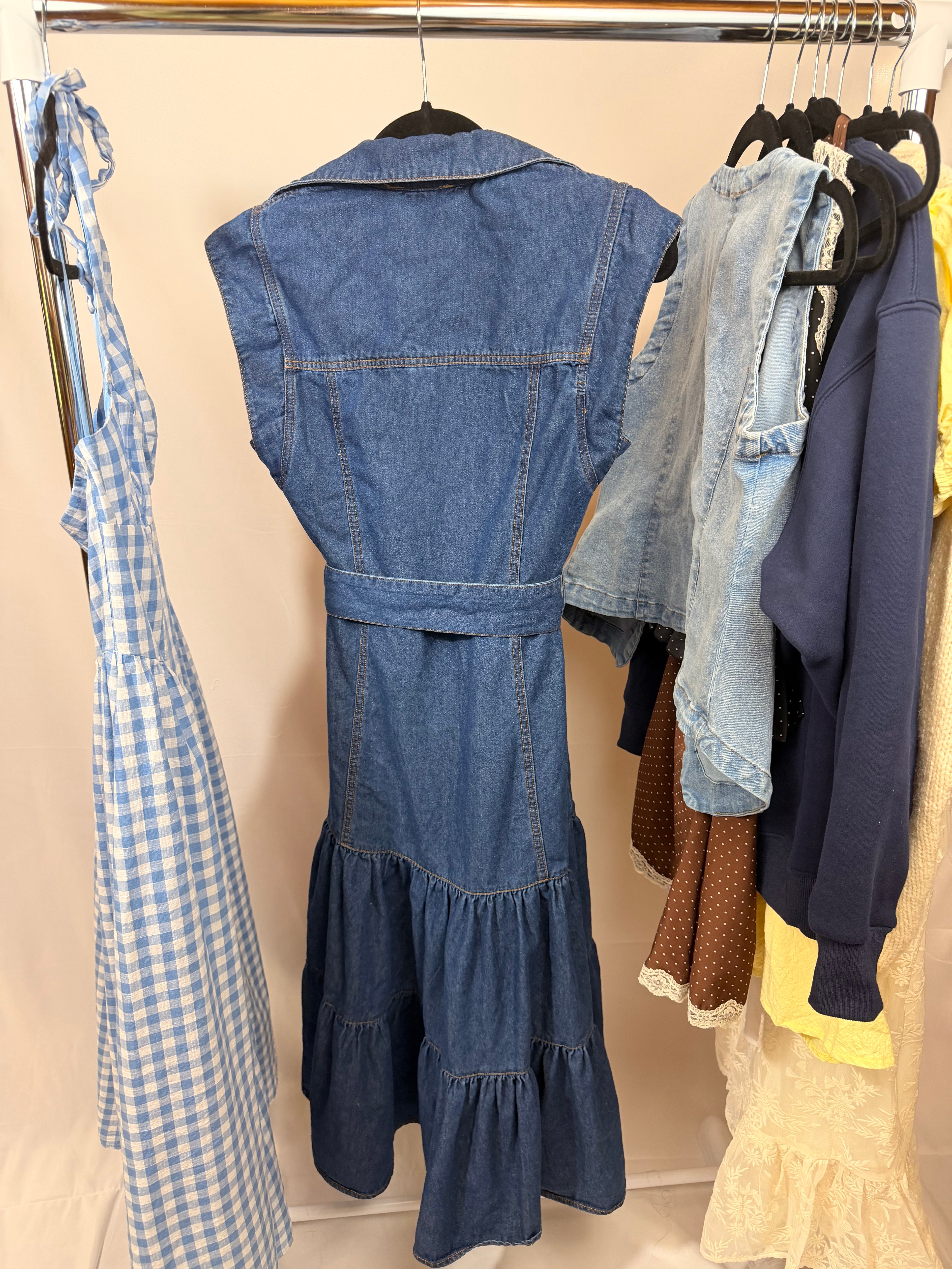 The Long Way Home Denim Dress