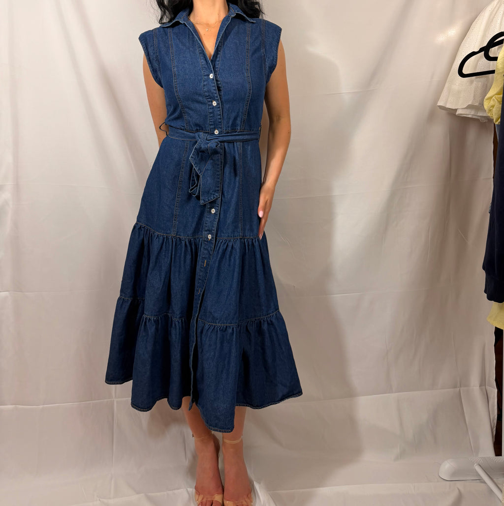 The Long Way Home Denim Dress