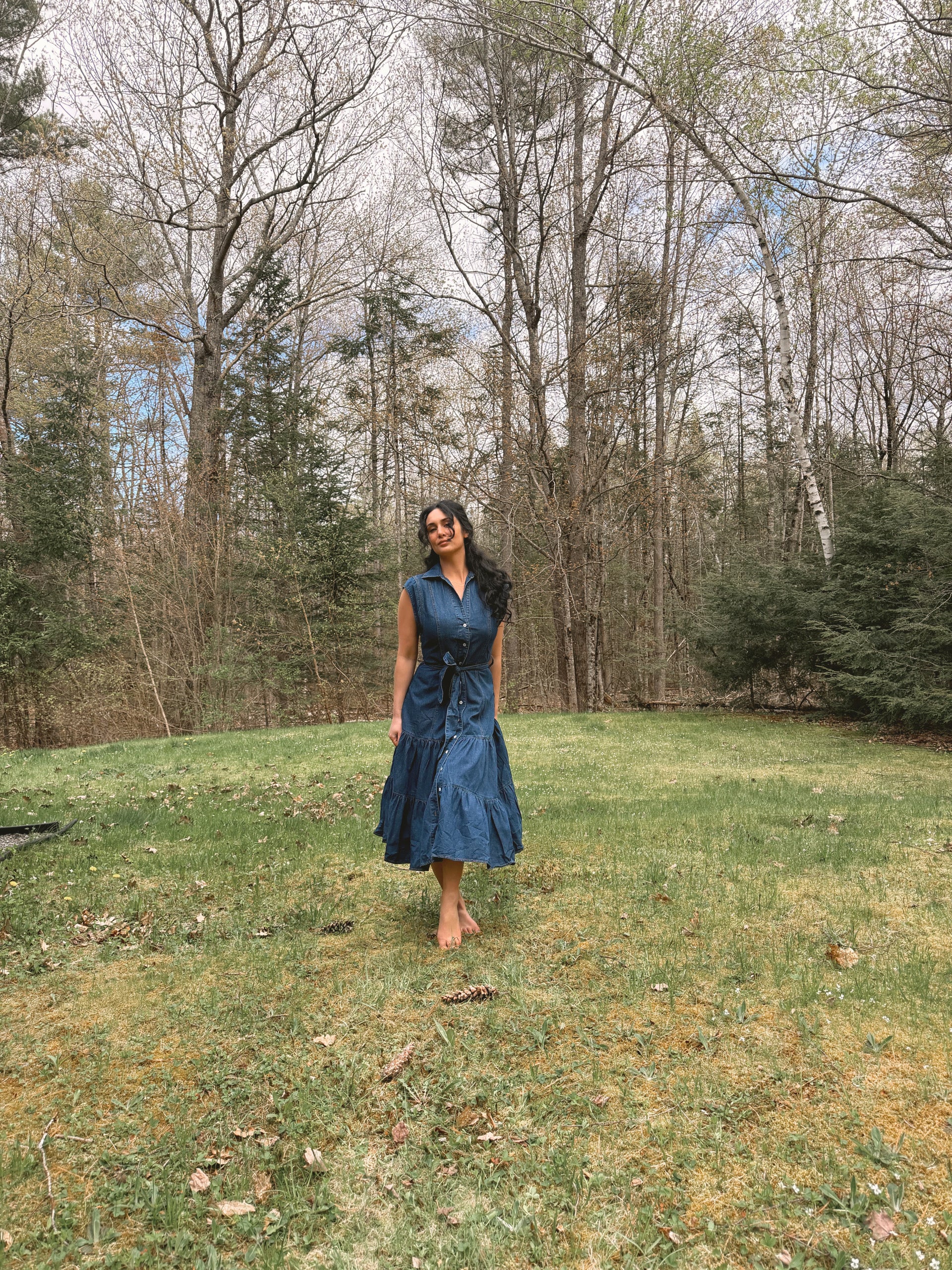The Long Way Home Denim Dress