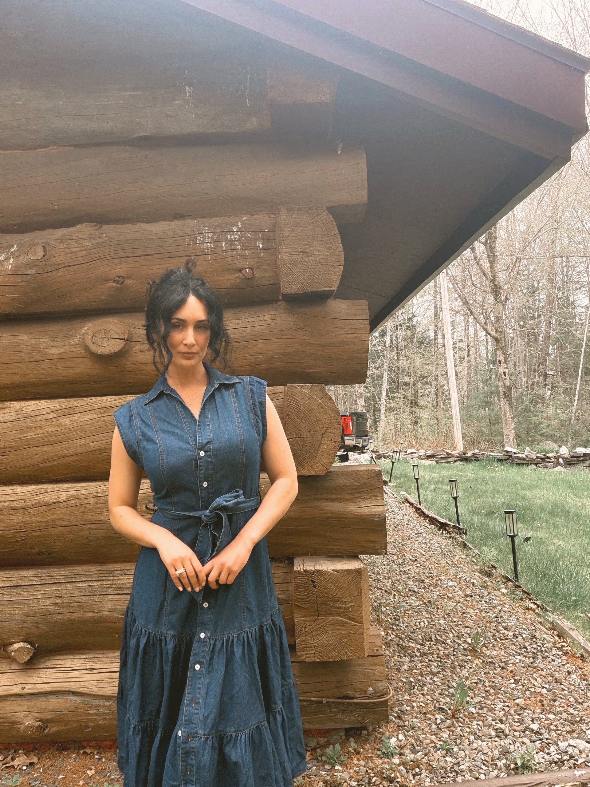 The Long Way Home Denim Dress